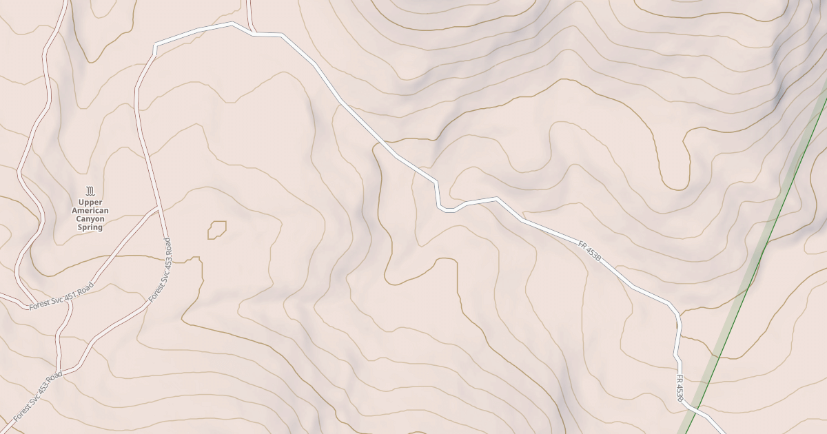 Map preview of USFS National Forest System Roads {529E5A57-B322-439A-8395-9404CA5B5B43}