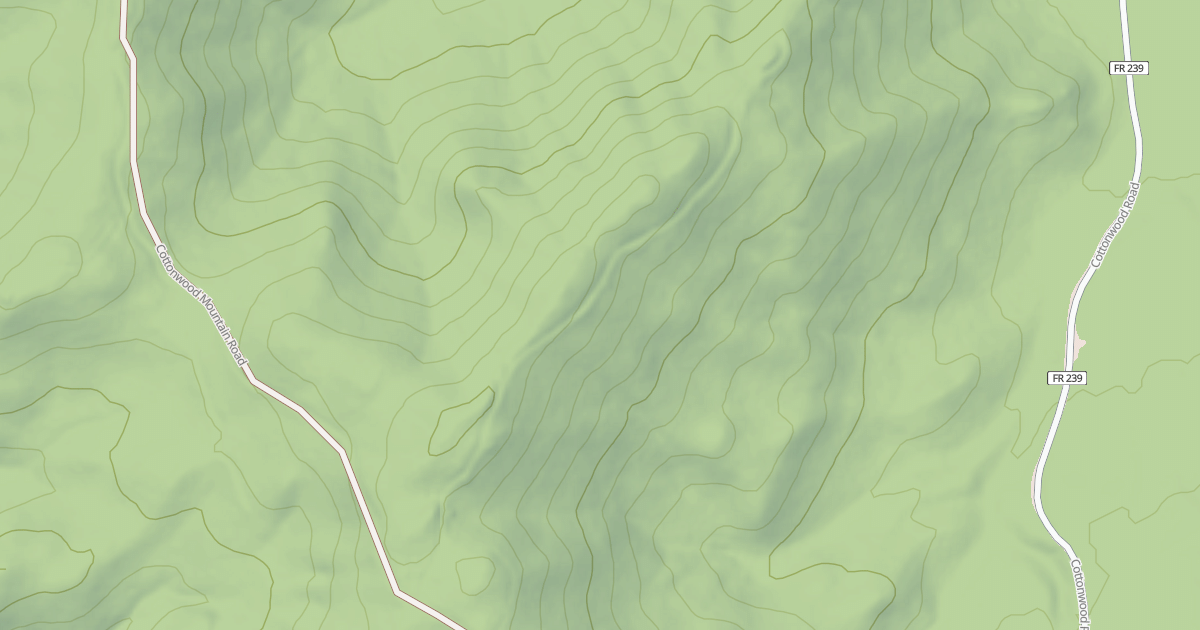 Map preview of COTTONWOOD MOUNTAIN A