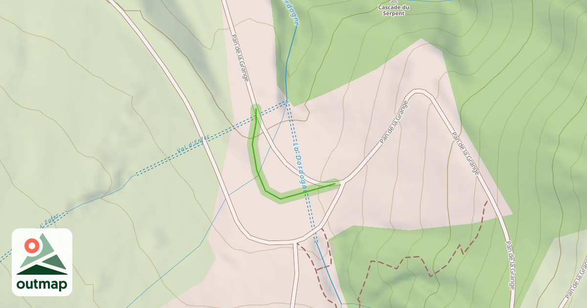 Map of Plan de la Grange