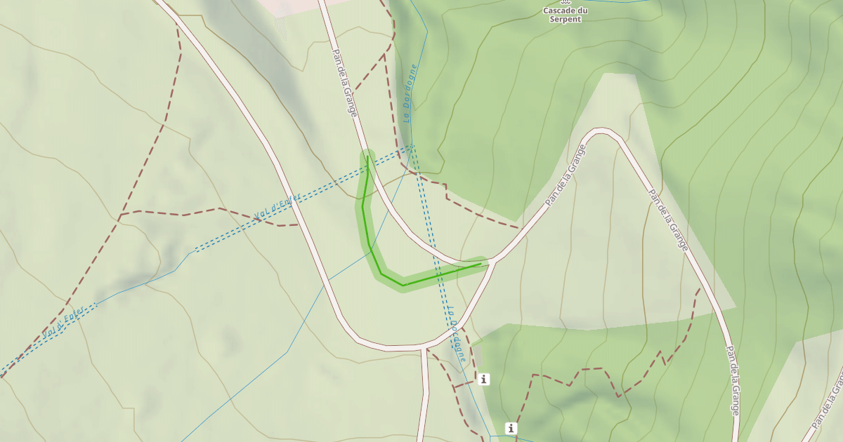 Map preview of Plan de la Grange