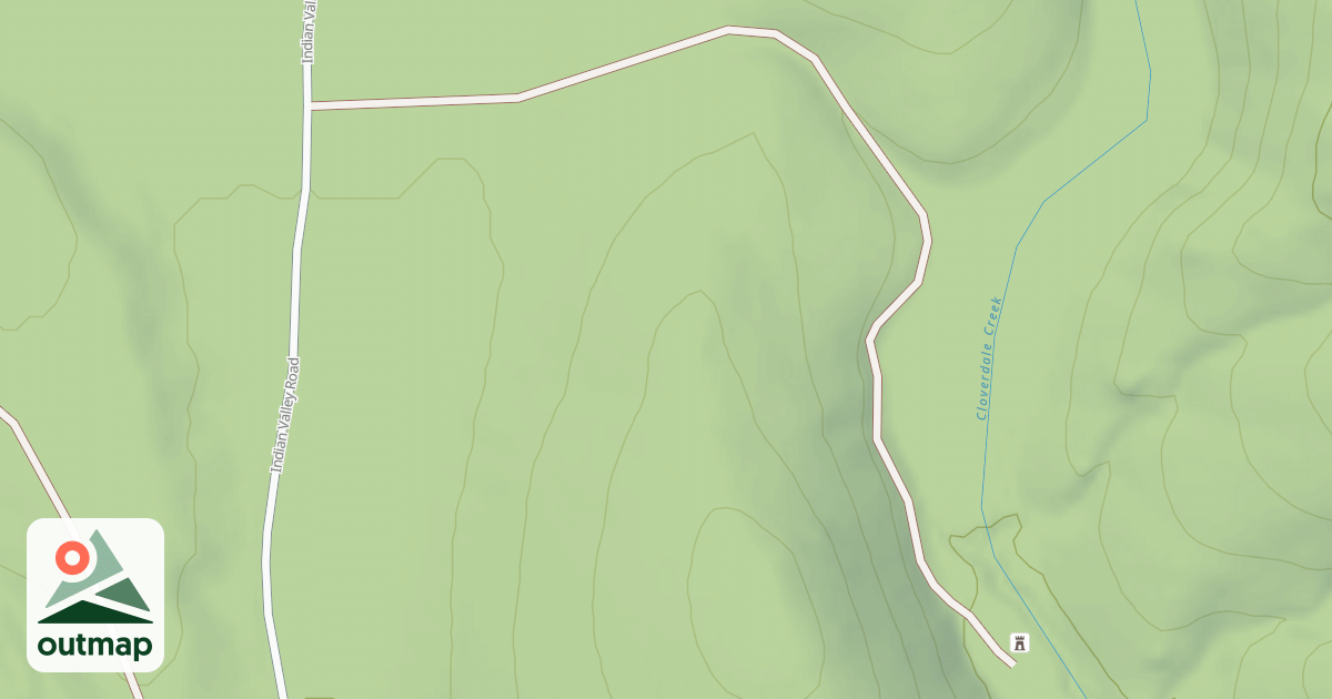 Map of LITTLE MEADOWS ADMIN SITE
