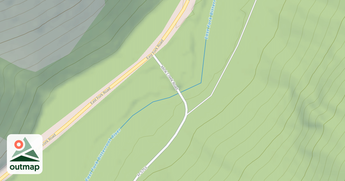 Map of (FDR) MINK CREEK