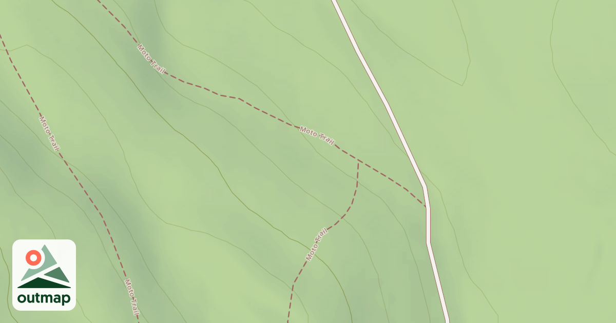 Map of Flat Mountain Trail 32