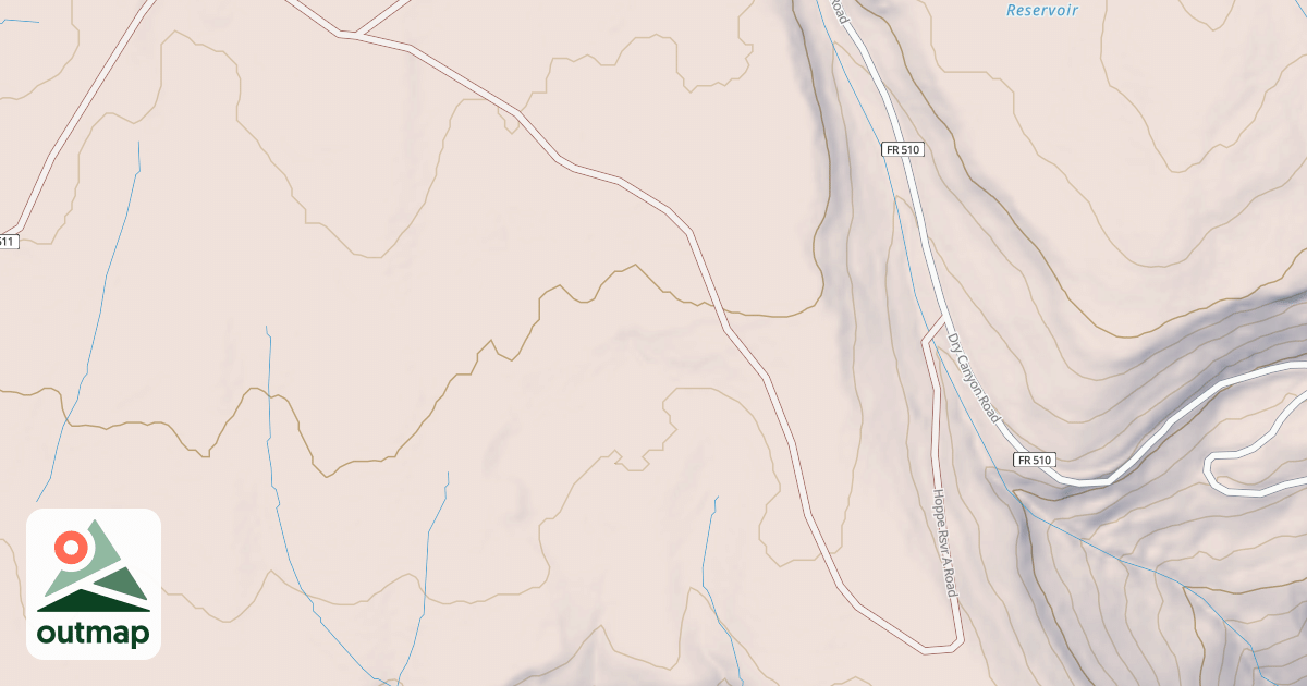 Map of HOPPE RSVR  A