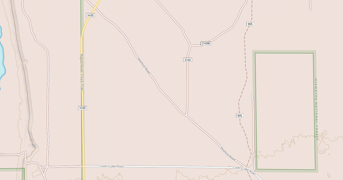 Map preview of SHORTCUT