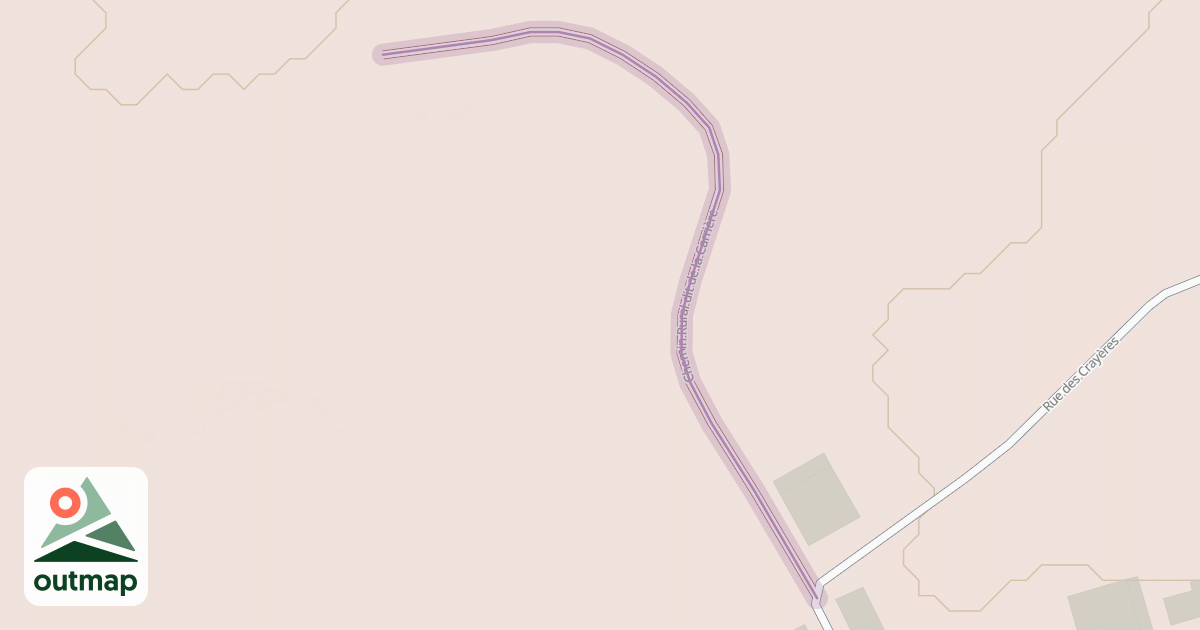 Map of Chemin Rural dit de la Carrière
