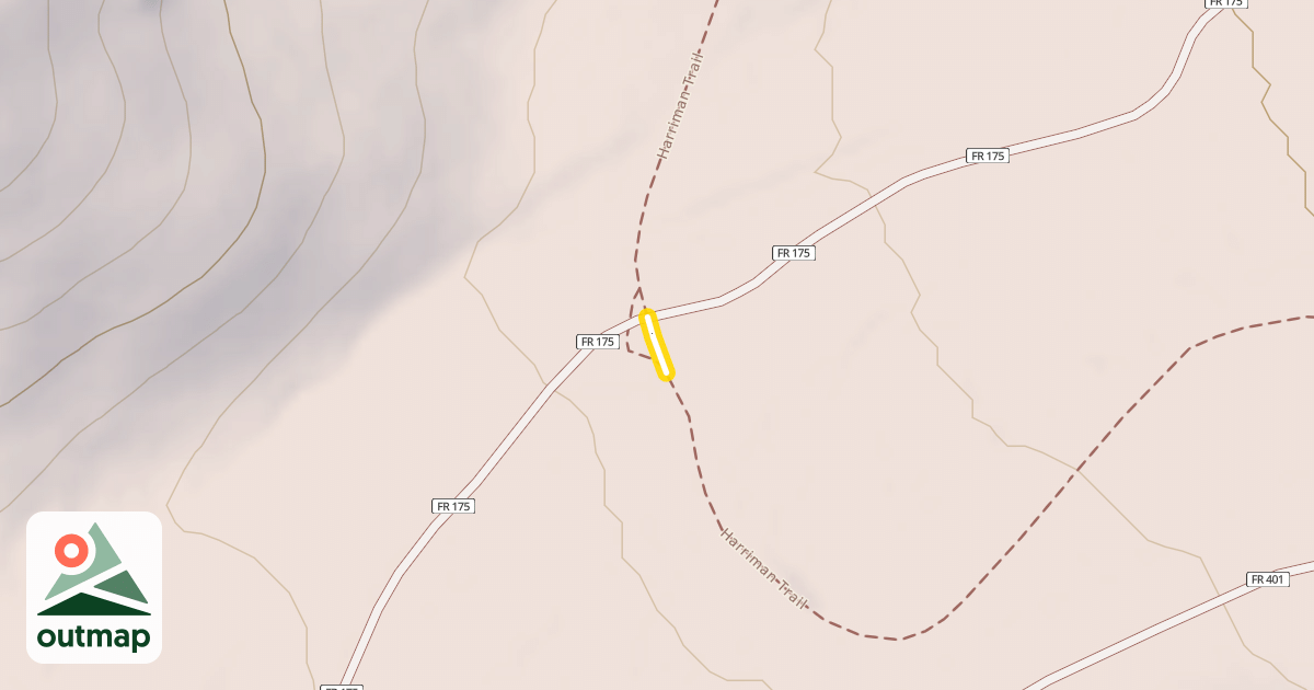Map of Harriman Trail