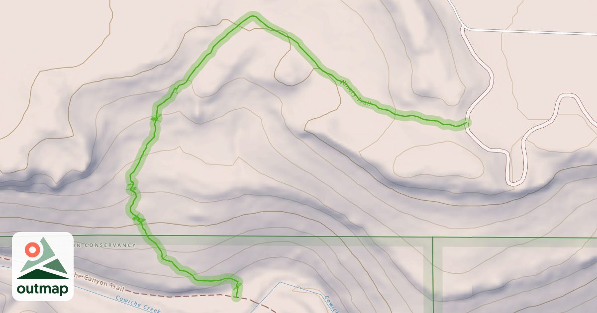 Map of Winery Trail