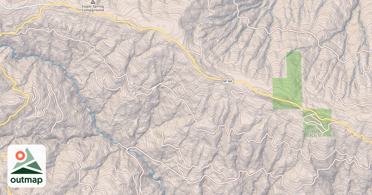 Map of GRINDSTONE RIM
