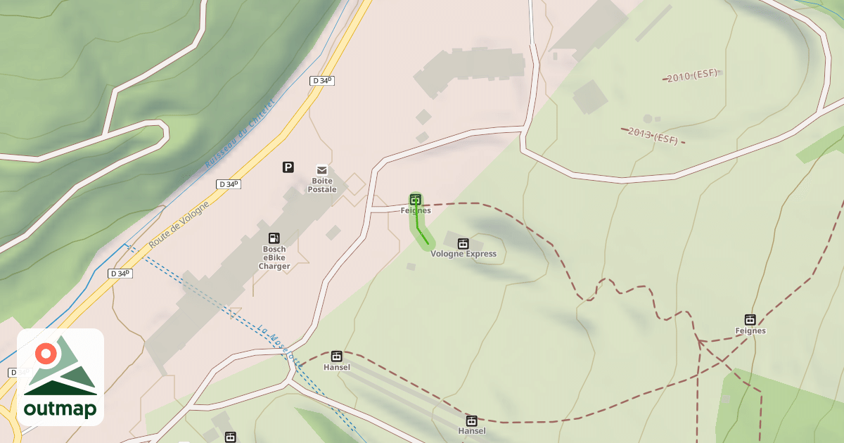 Map of École