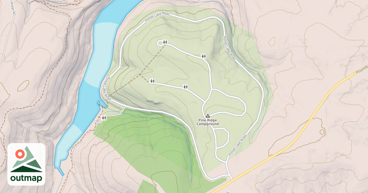 Map of POUNDS HOLLOW RD
