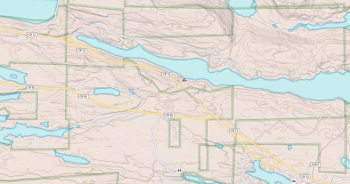 Map preview of Gunflint Trails Snowmobile
