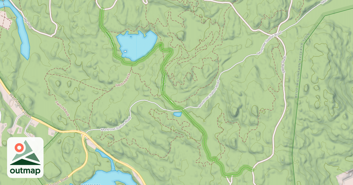 Map of Rocky Glen