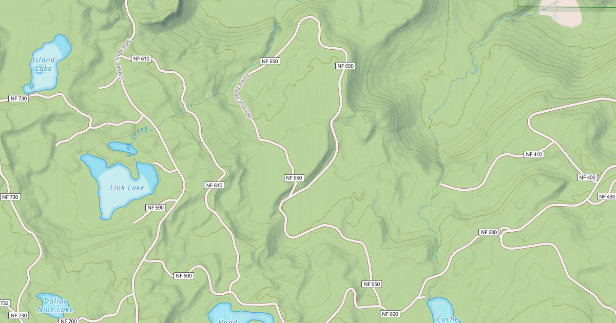Map preview of USFS Motor Vehicle Use Map Roads {2F6D967A-7BBB-4606-B131-67B067E09B6F}