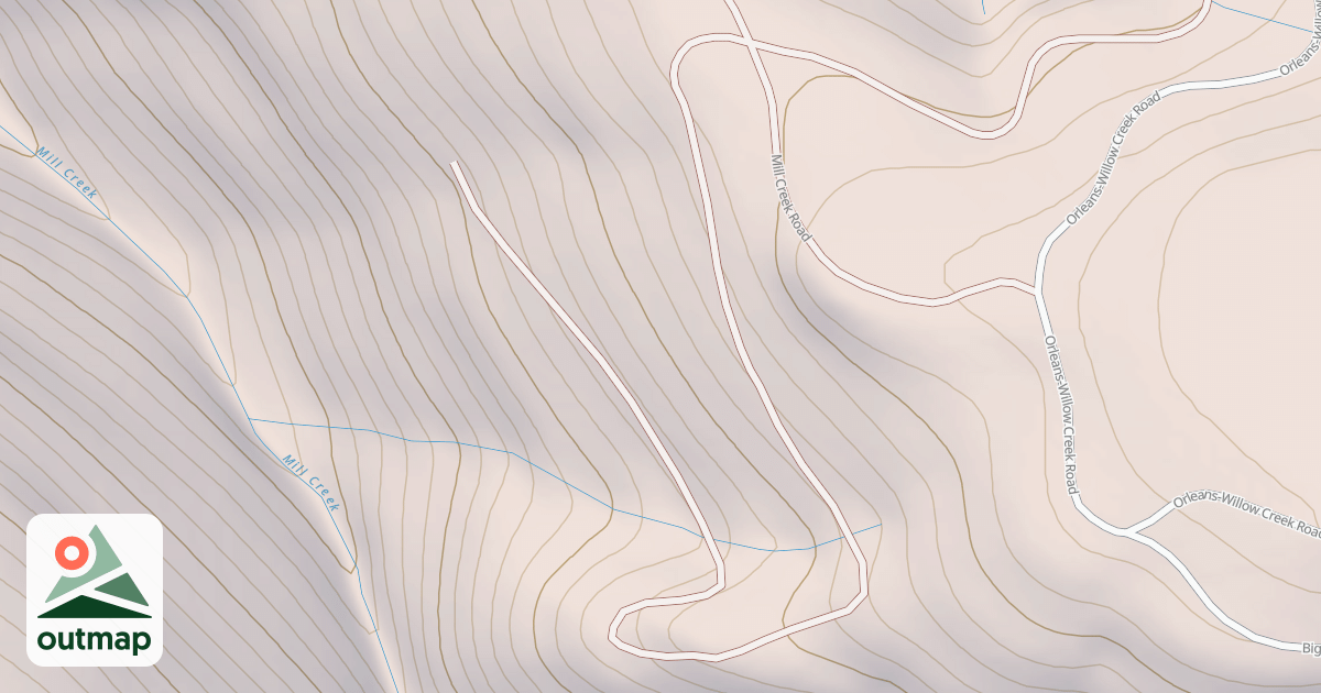 Map of MILL CREEK