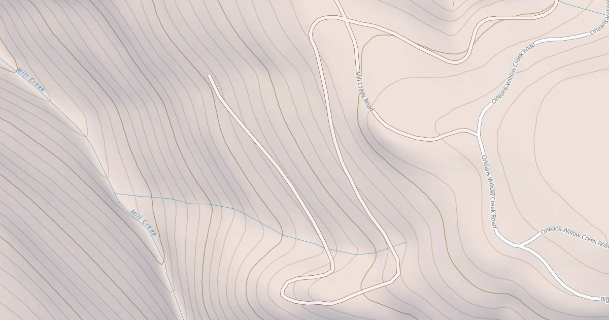 Map preview of MILL CREEK