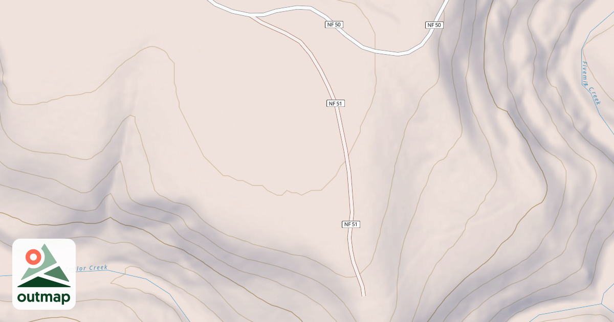 Map of USFS Motor Vehicle Use Map Roads {0DC45A78-75AB-44A4-9AD8-433F34BA4A20}