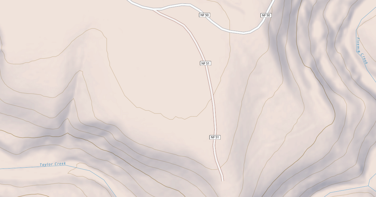 Map preview of USFS Motor Vehicle Use Map Roads {0DC45A78-75AB-44A4-9AD8-433F34BA4A20}