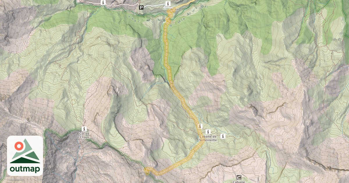 Map of Cime Nègre — Roya
