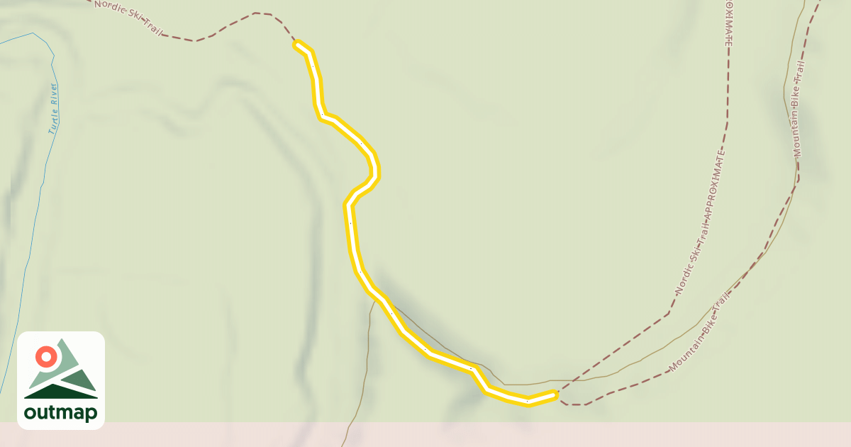 Map of Mountain Bike Trail