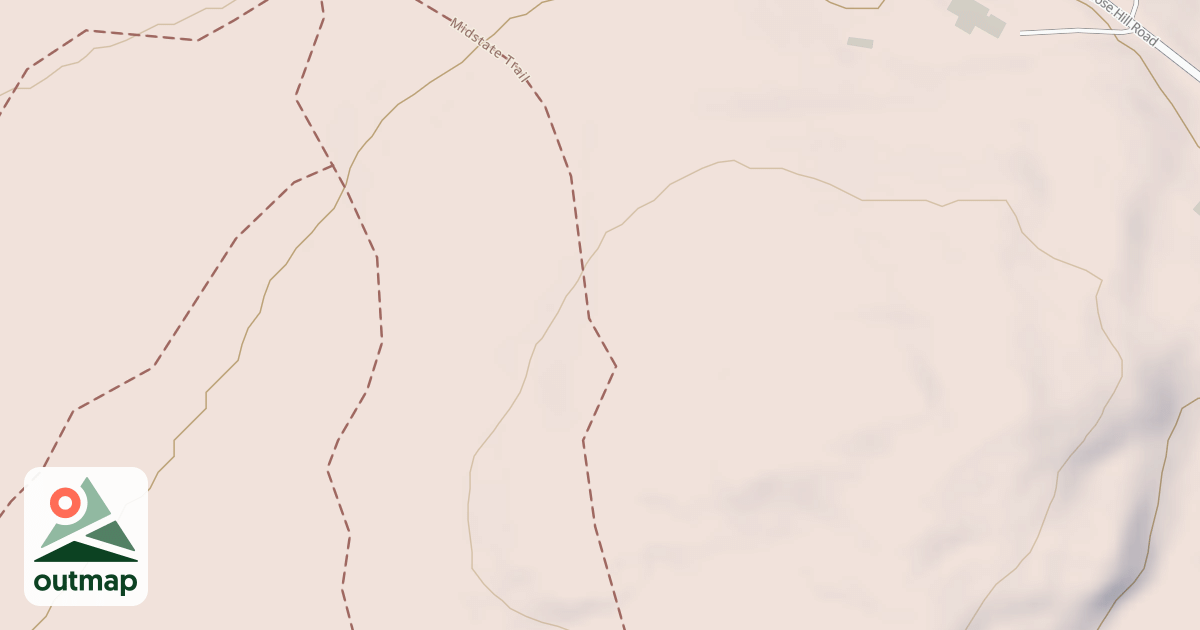 Map of Midstate Trail