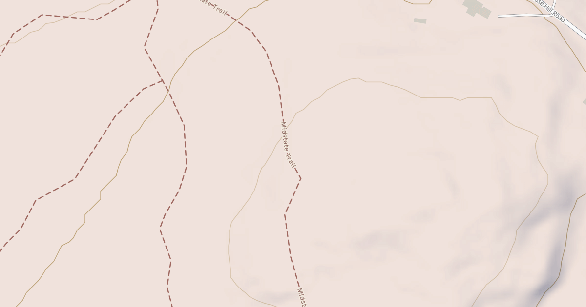 Map preview of Midstate Trail