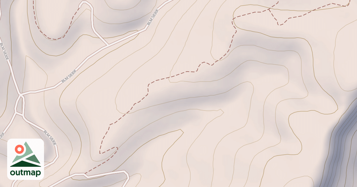 Map of BLM National GTLF Public Motorized Trails 9f2a9d88-2b21-4124-80bd-4658ee11d475