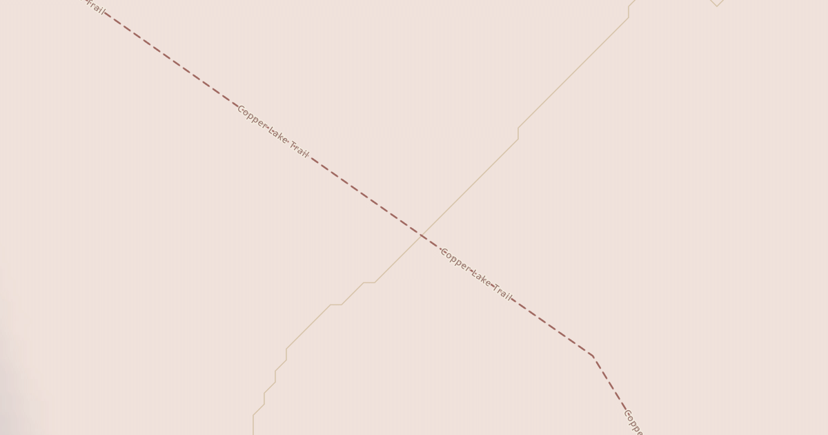 Map preview of Copper Lake Trail