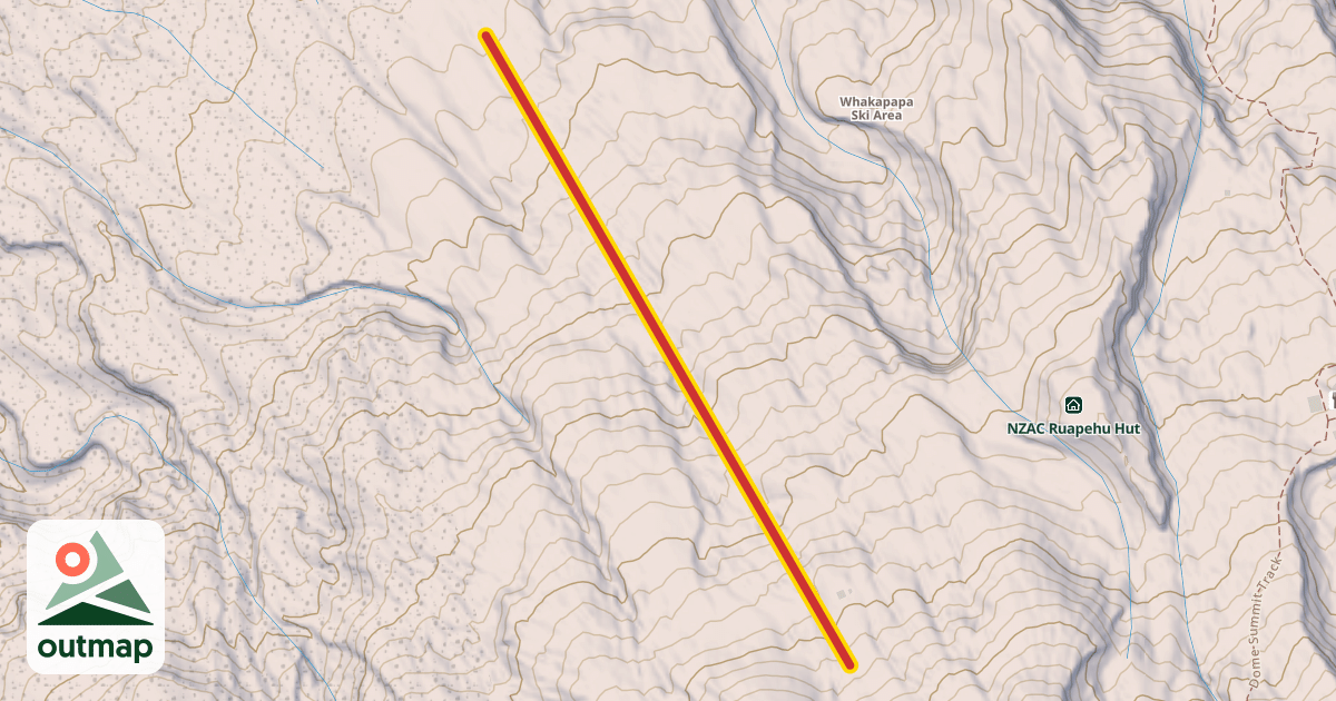 Map of West Ridge Chair