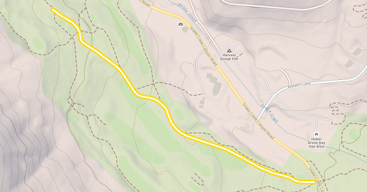 Map preview of Mounain Course Nordic Track