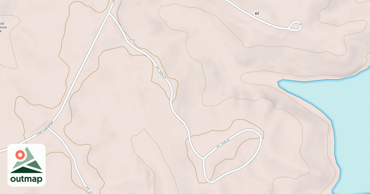 Map of 205-D