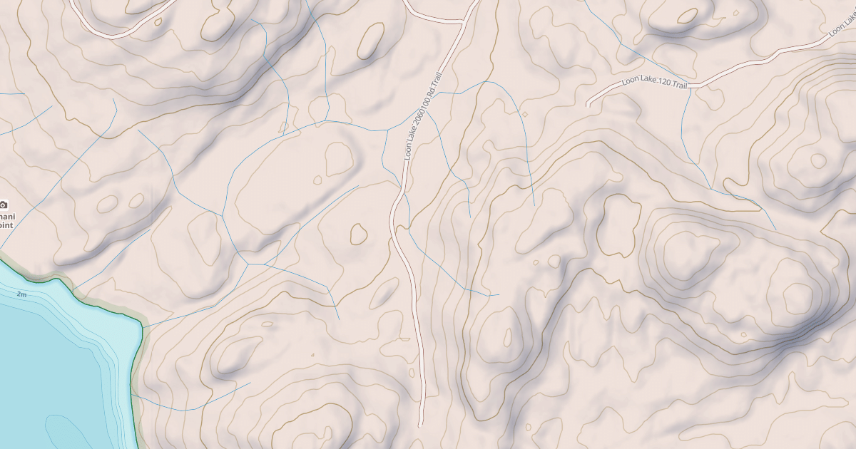 Map preview of LOON LAKE  2060100 RD
