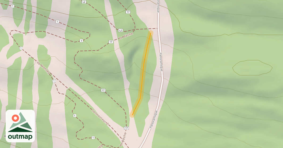 Map of Coulée