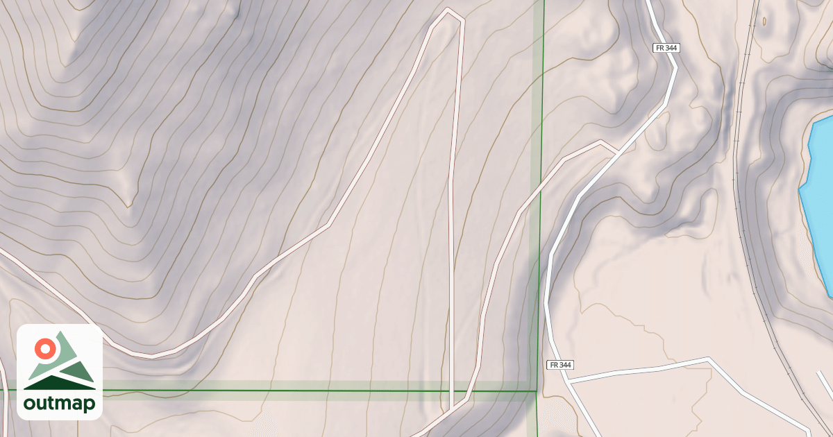 Map of MCGINTY GULCH