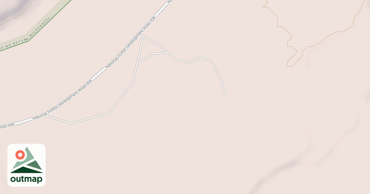 Map of Beaver Creek Camping 2