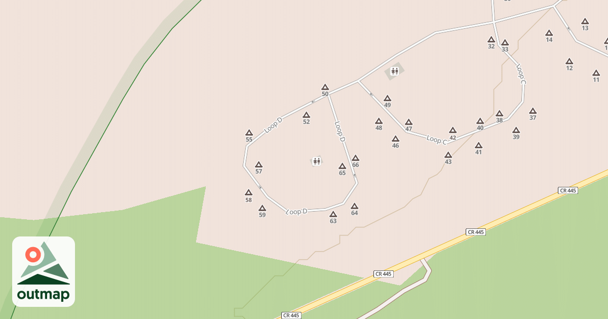 Map of ALEX SPRGS - LOOP D