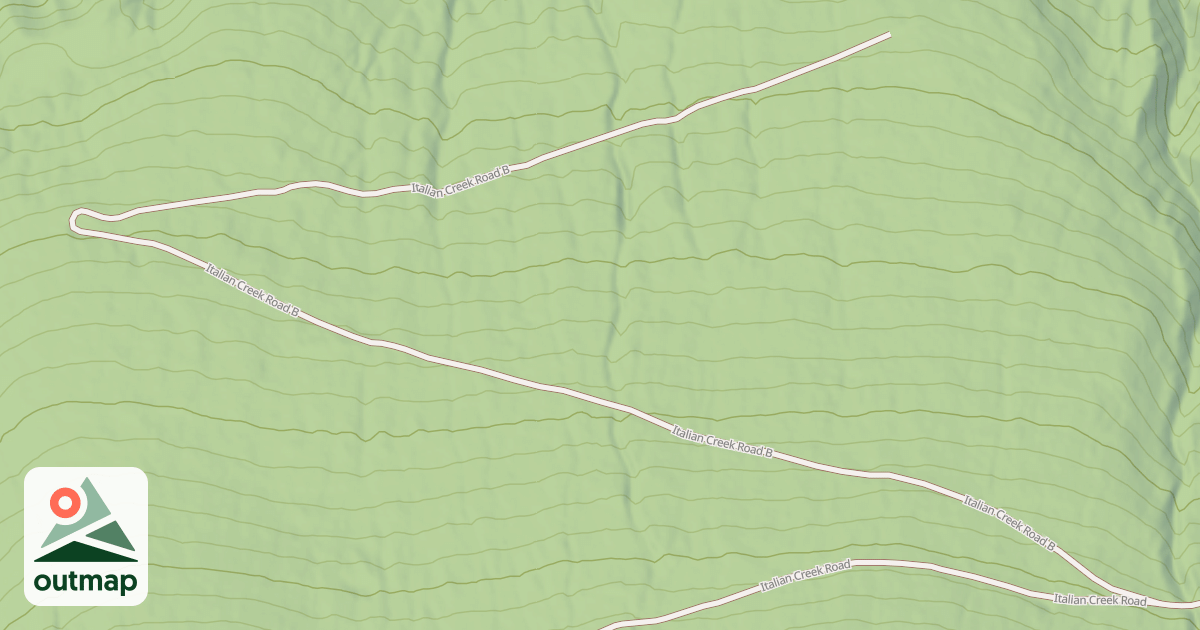 Map of ITALIAN CREEK B