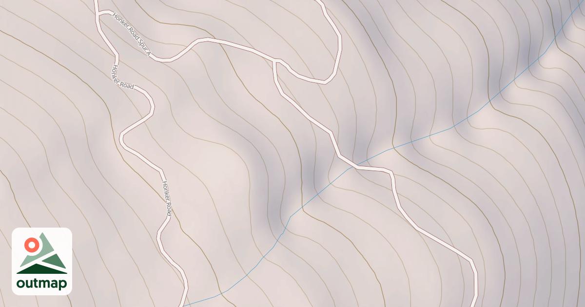 Map of HONKER