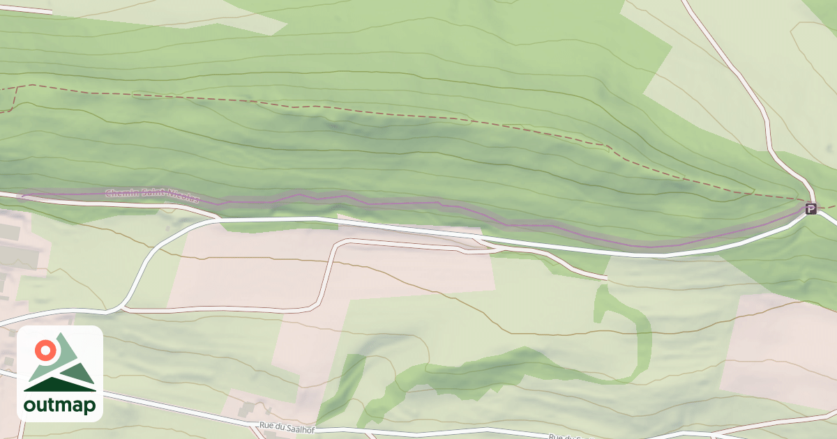 Map of Chemin Saint-Nicolas