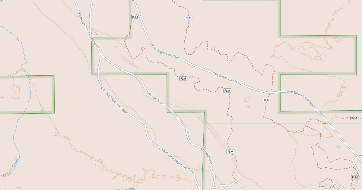 Map preview of Foreman Lake Motorcycle Trail