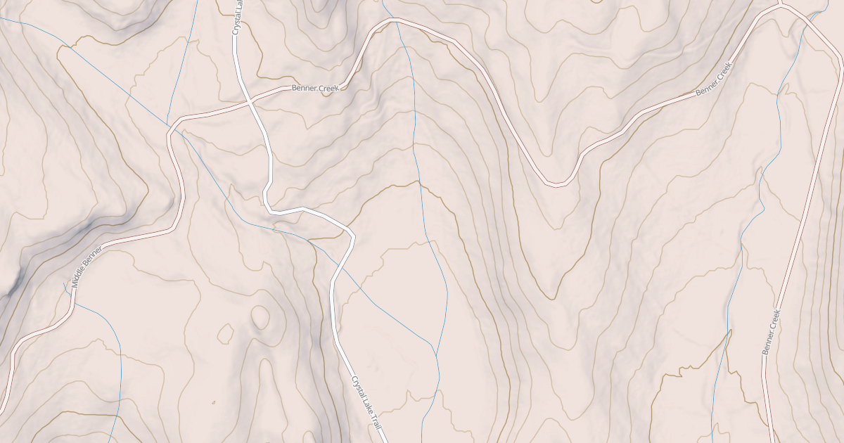 Map preview of BENNER CR SPUR