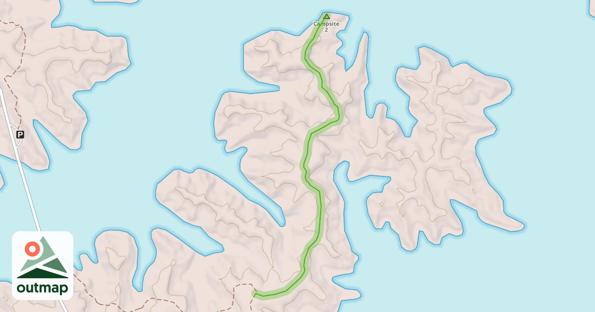 Map of Campsite 2