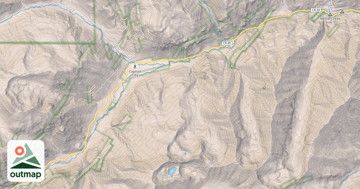 Map of County Road 20