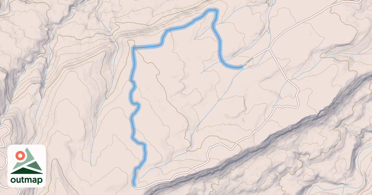 Map of Horse Mesa