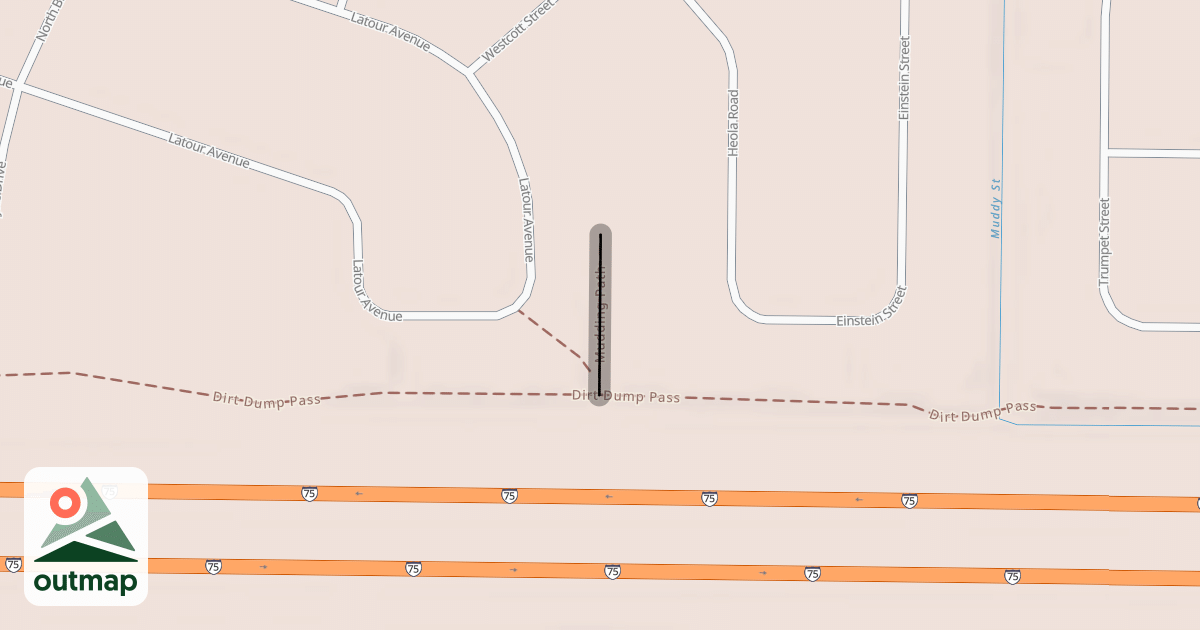 Map of Mudding Path in Sarasota