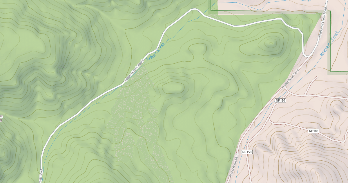 Map preview of USFS Motor Vehicle Use Map Roads {6CD8893E-2151-4AAD-8496-A19F48E85815}