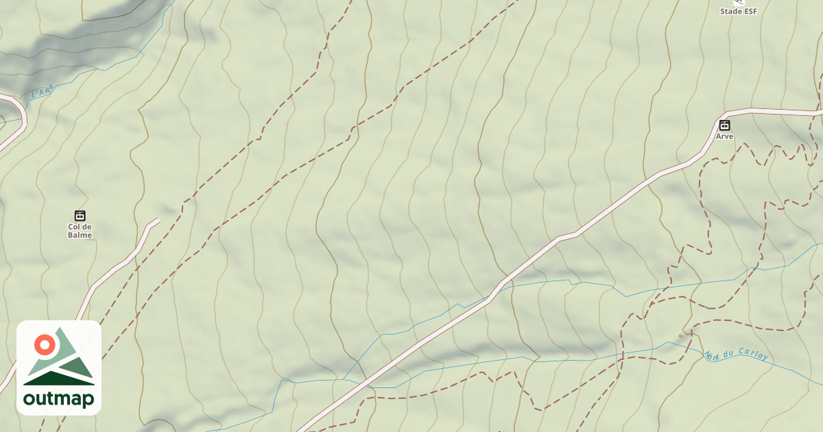 Map of Stade club des Sports