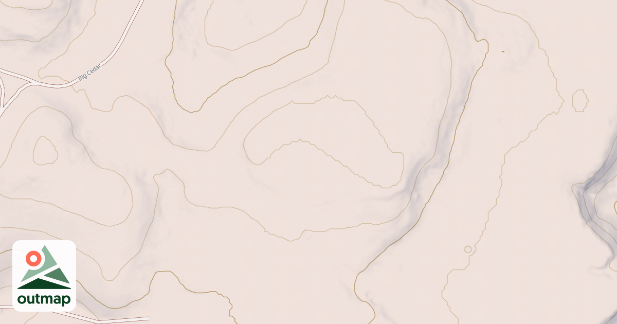 Map of DRY FLATS
