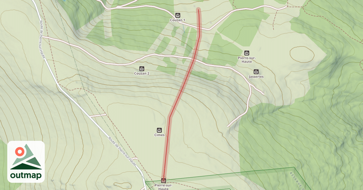 Map of Le Stade