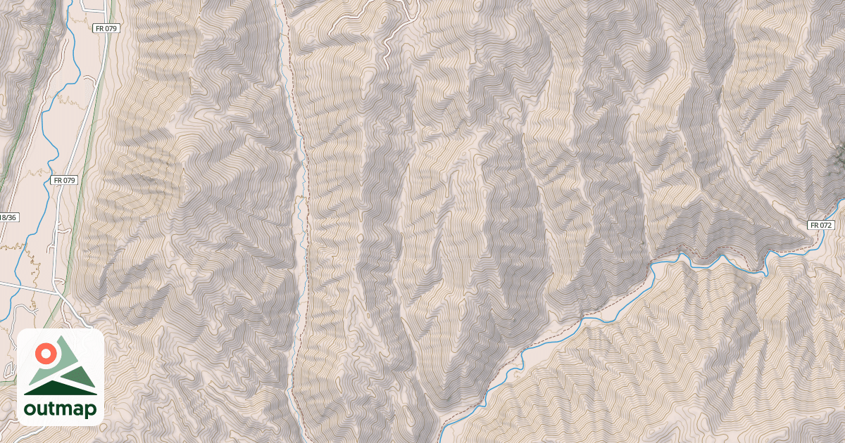 Map of CALF CREEK
